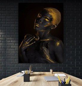 Tablou canvas Tribal Gold 120x80 cm
