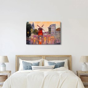 Tablou - Moulin rouge, Paris, Franța (90x60 cm)