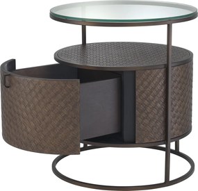 Noptiera/ Masuta laterala design LUX Napa Valley bronz 113397 HZ