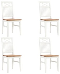 276426 vidaXL Set mobilier de bucătărie, 5 piese, lemn masiv de stejar