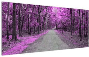 Tablou - drum prin parc (120x50 cm)