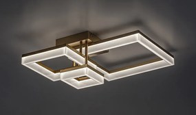 Plafoniera LED design geometric Amilia auriu