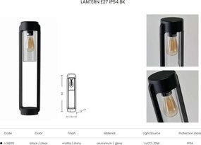 Stalp pentru exterior LANTERN IP54