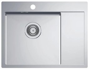 Chiuvetă de bucătărie ALVEUS 1124383 QUARTO 61,5x48 cm crom