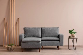 Canapea de colț Lungo Mini - Light Grey