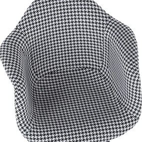 Fotoliu, textil cu model/lemn masiv, AMPER