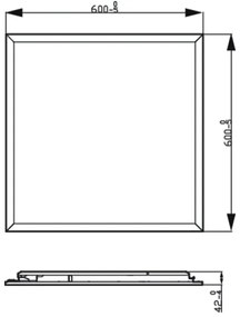 Plafonieră LED dimabilă SLIM SCENE SWITCH LED/36W/230V 2700K