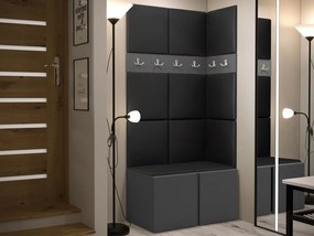 Mobilier hol Tovenaz I (grafit + Negru) . 1104740