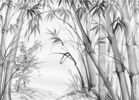 Tablou - Pădure de bambus (70x50 cm)