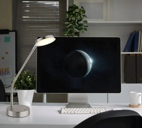 Globo 58504TN - Lampă de masă LED SILVIO, dimabilă prin atingere, 6,5W/230V, crom mat
