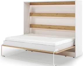 Pat rabatabil Devesto Horizontal Wall 140 Artisan Eiche LED, 200x140 cm – Artisan Eiche