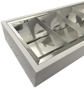 Corp de iluminat fluorescent 2xG13/18W/230V alb 120 cm