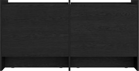 Comodă neagră 146x76x51 cm Hido – noo.ma