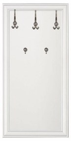 Cuier IDENTO, alb, PAL, 75x3x144 cm