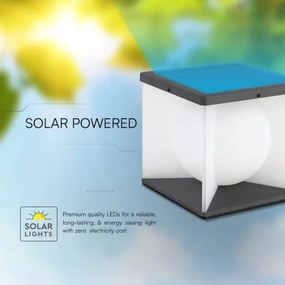 LED lampă solară de perete 3W/3,7V IP65 3000K