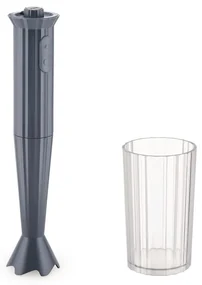 Mixer vertical, Plisse, gri, diametru 7 cm - Alessi