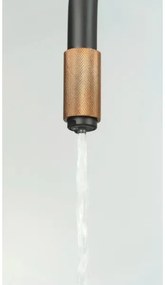 Baterie pentru chiuvetă Deante ASTER BCA_B64M, negru/alamă