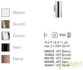 Aplica perete design modern LOOK AP2 BRUNITO 164823