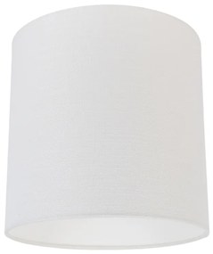 Abajur din stofă alb 25/25/25