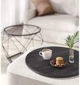 Set 2 mese de cafea TALIA, negre