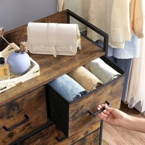 Comodă elegantă cu 7 sertare spațioase - stil rustic