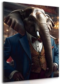 Tablou animal gangster elefant