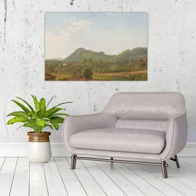 Tablou - Simon Denis,  View Near Naples, reproducere (90x60 cm)