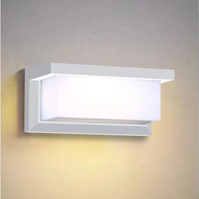 Brilagi BRICKY - Aplică LED RGBW de perete pentru exterior, 1xE27/9W/230V, albă, IP54