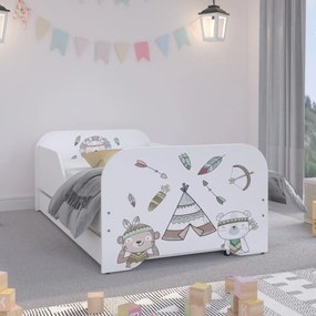 Pat de calitate pentru copii, cu motiv nativ american 140 x 70 cm