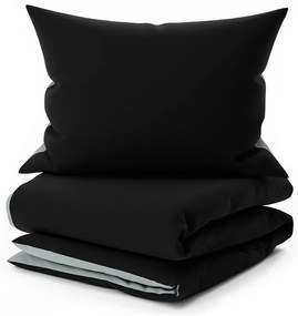 Lenjerie de pat din bumbac gri MONOCROMAT Dimensiune lenjerie de pat: 70 x 90 cm | 140 x 200 cm