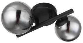 Aplica 2L design modern Riha negru