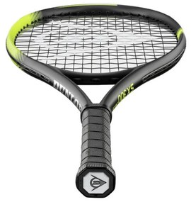 Racheta de tenis pentru copii si incepatori Dunlop™ SX 300 Junior 26 PRO, Din aluminiu, Lungime 66 cm, 12 ani plus, Negru cu Verde