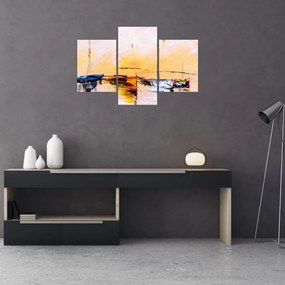 Tablou - Pictură barcă (90x60 cm)