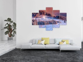 Tablou - Peisaj de iarnă (150x105 cm)