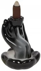 Suport conuri parfumate backflow Mana cu floare de lotus 10cm