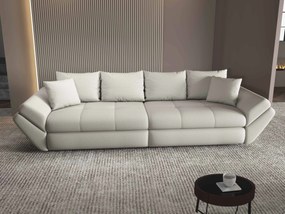 Canapea extensibilă dumonde cu ladă de depozitare si sezut confortabil din spuma high-density, Loana Enjoy Bej 300x100 cm