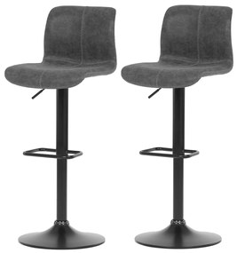 Set de scaune de bar AUB-806 GREY3, 2 buc.