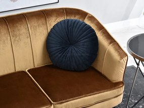 Canapea Etimee S (auriu + negru). Promo -11%. 1111404