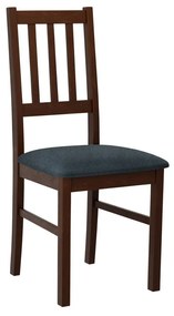 Scaun sufragerie Dalam IV (Nuc + Albastru închis) . 1103419