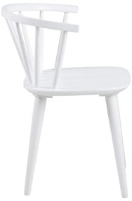 Scaun de dining alb Ida – Actona