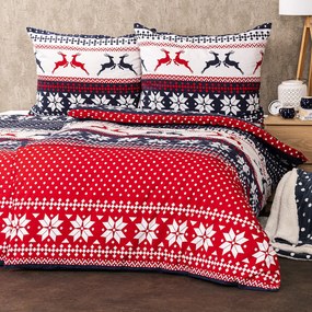 Lenjerie de pat din bumbac 4Home Blue nordic, 220 x 200 cm, 2 buc. 70 x 90 cm