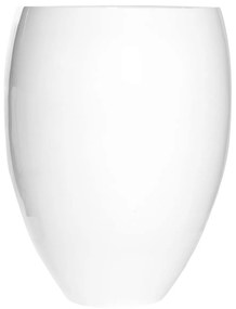Jardiniera Bond, alb lucios, dimensiuni multiple - PotteryPots mărimea: M - v. 61.5 cm, ⌀ 48.5 cm
