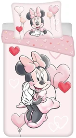 Disney Minnie Heart Balloons set lenjerie de pat 140×200cm, 70×90 cm