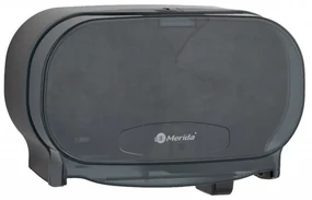 Dozator pentru 2 role de hartie igienica fara tub Merida, negru