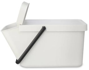 Cos depozitare Brabantia Sort&Go 1006312, 20 L, 22,5x45x28 cm, Stivuibil, Plastic, Gri