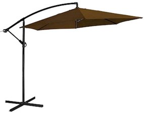 Umbrela de 3 m cu stalp lateral ,Maro
