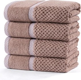 Set de prosoape din frotir MODENA latté 50 x 100 cm, 4 buc