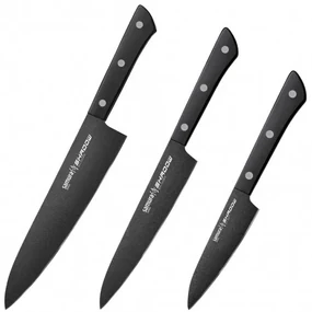 Set cutite Samura Shadow, otel japonez, 3 piese