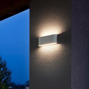 Redo 90451 - Aplica de perete exterior KLIPPE LED/24W/230V 3000K IP54, alb