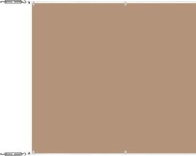 vidaXL Copertină verticală, gri taupe, 180x1000 cm, țesătură oxford